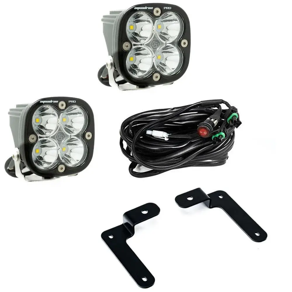 Jeep Jl/Jt Squadron Pro A-Pillar Light Kit - Jeep 2020-24 Gladiator; 2018-24 Wrangler Jl 1