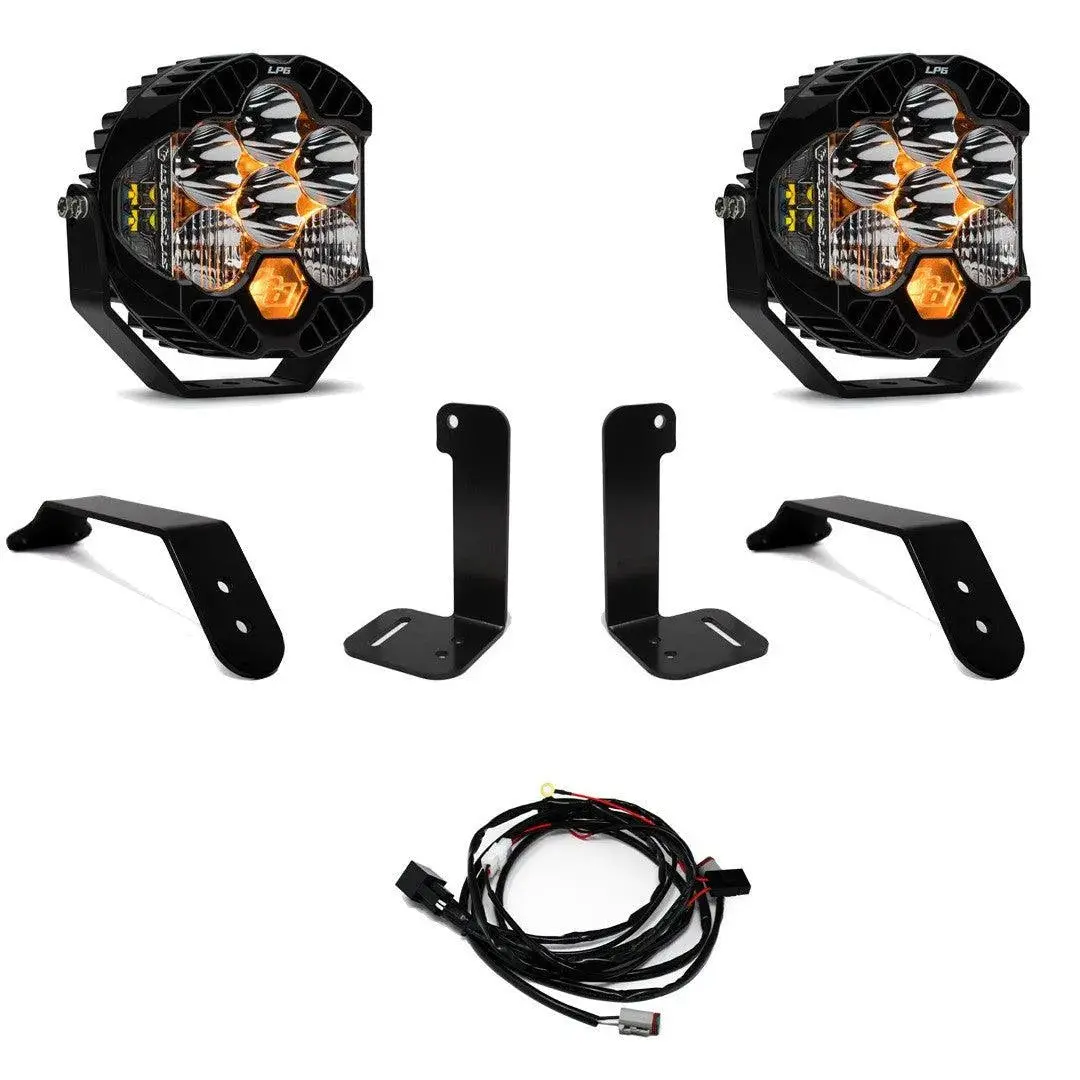 Jeep Jl/Jt Lp6 Pro Bumper Light Kit - Jeep 2020-24 Gladiator; 2018-24 Wrangler Jl; Note: W/ Oe Plastic Bumper 1