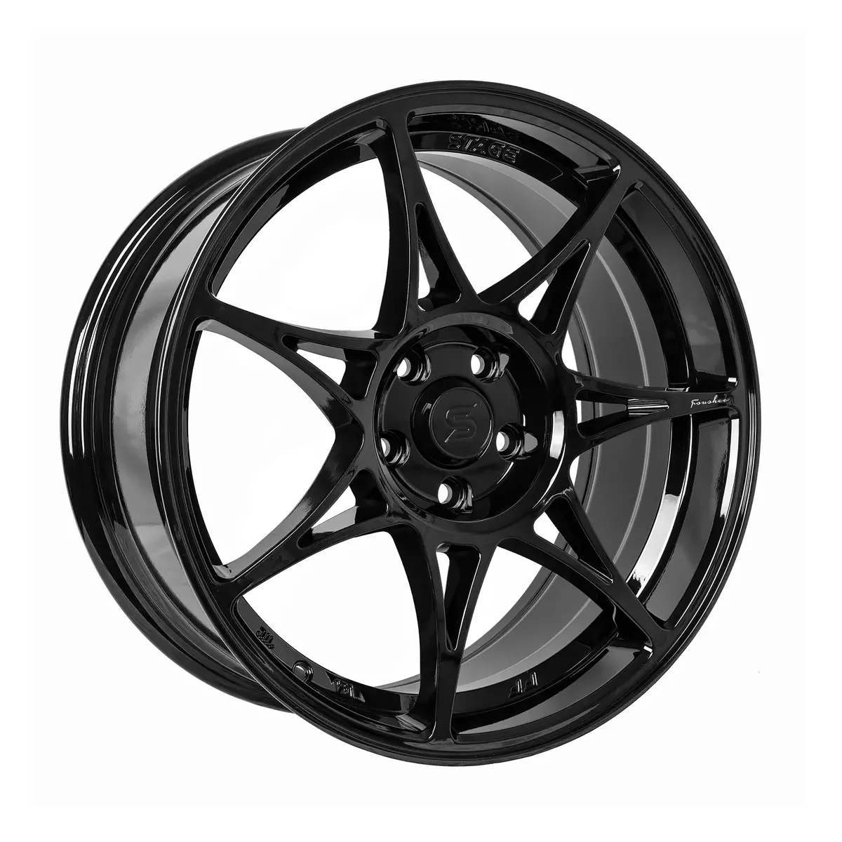 Stage Wheels Foushee 18X8.5 +42Mm 5X108 Cb: 67.1 Color: Black 1