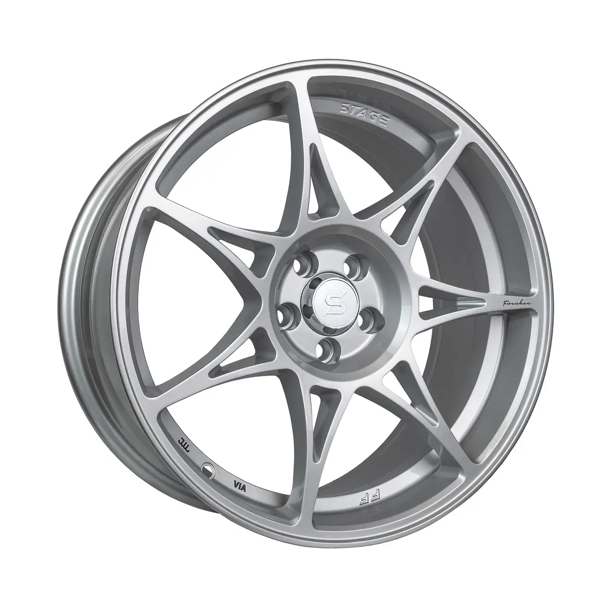 Stage Wheels Foushee 18X8.5 +42Mm 5X112 Cb: 73.1 Color: Liquid Silver 1