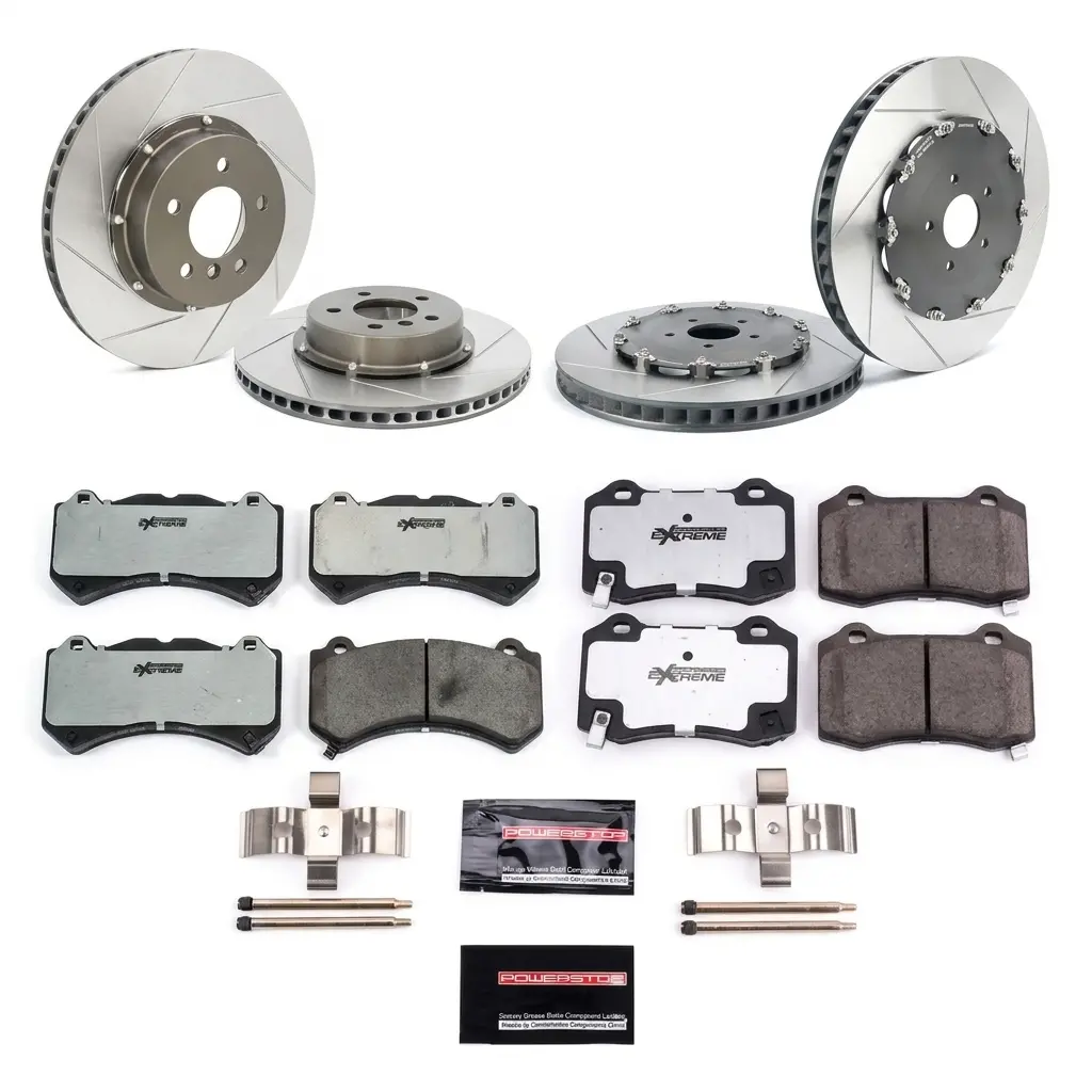 Paragon Brakes 2015-2023 Dodge Charger / Challenger Srt Hellcat / Scatpack - Front And Rear Rotor Package 1