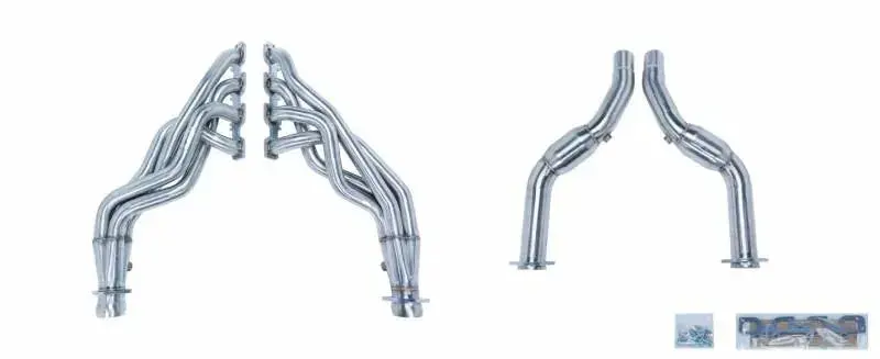 Pypes 2006-14 Dodge Charger Rt Long Tube Catted Header Kit 304 Stainless Hdr40sk-1 1