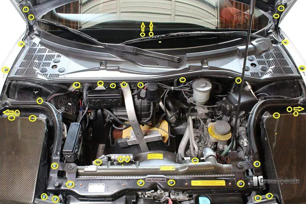 Acura Nsx (1990-2005) Titanium Front Bay Kit 2