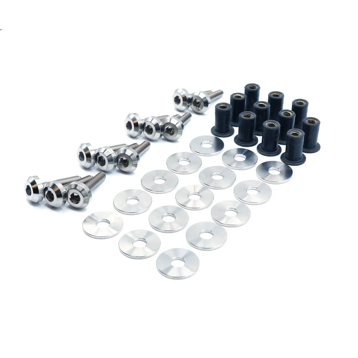 Titanium Hardware Plastic Clip Delete Kit - Honda Civic Si (2022+) 1
