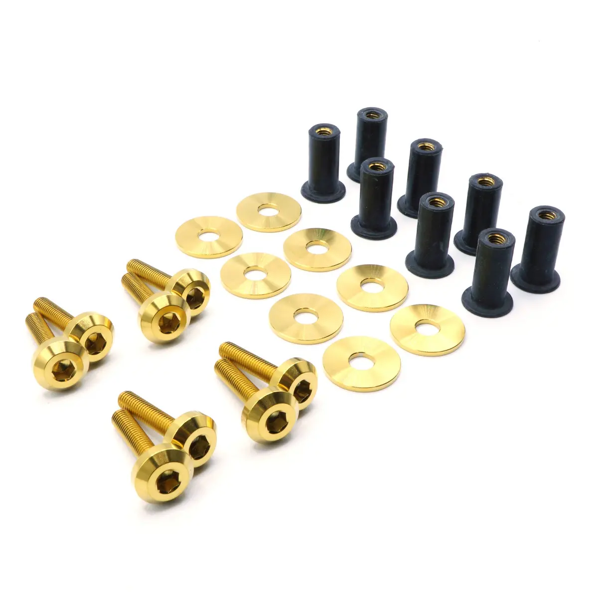 Titanium Hardware Plastic Clip Delete Kit - Honda Civic Si (2012-2015) 1