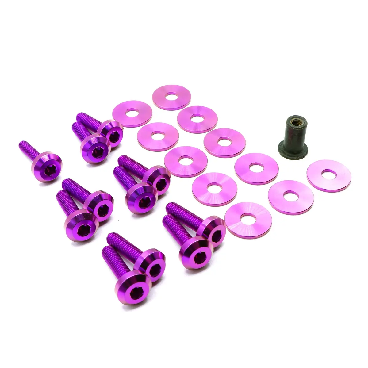 Titanium Hardware Plastic Clip Delete Kit - Honda Civic Type R (2023+) 1