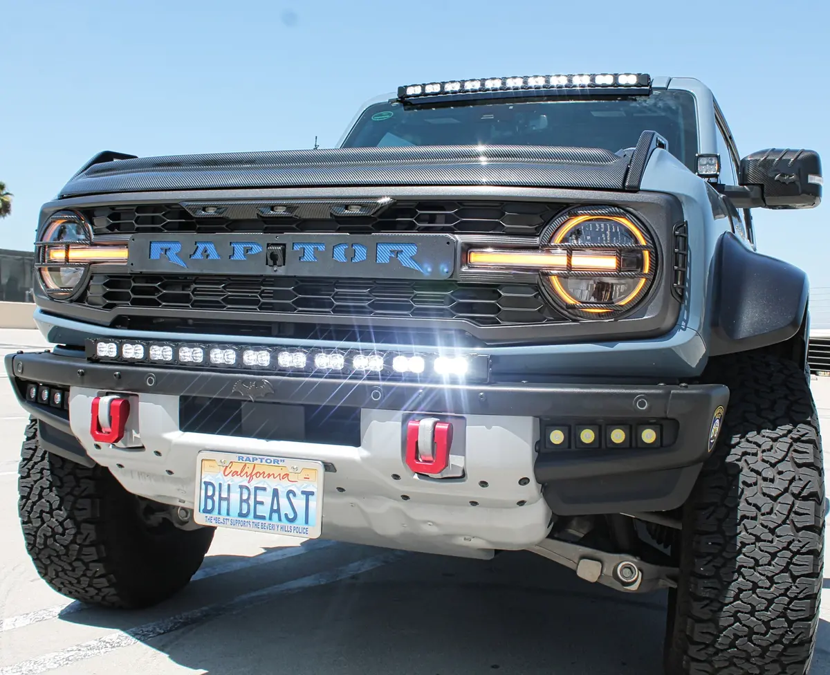 2021+ Ford Bronco Modular Bumper Curved 40In Light Bar - Pro 1
