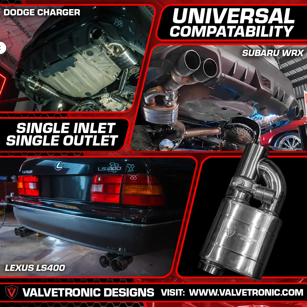 Truck/Suv Valved Muffler Kit 4