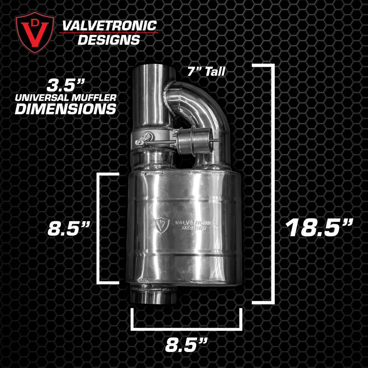 Valvetronic Designs Universal Valved Muffler Kit 11