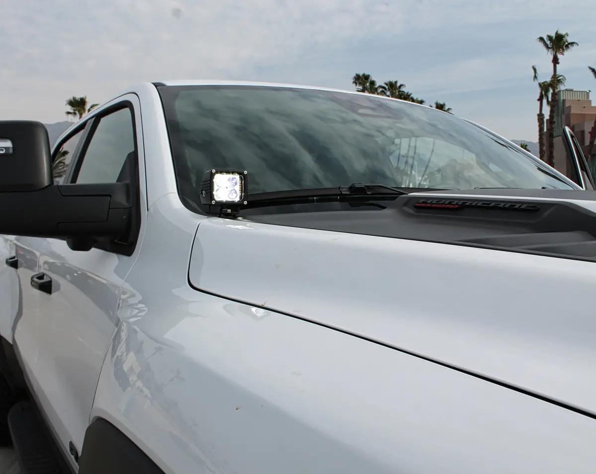 M&R Automotive 2025+ Ram 1500 Rho Hood Mount/Ditch Lights 1