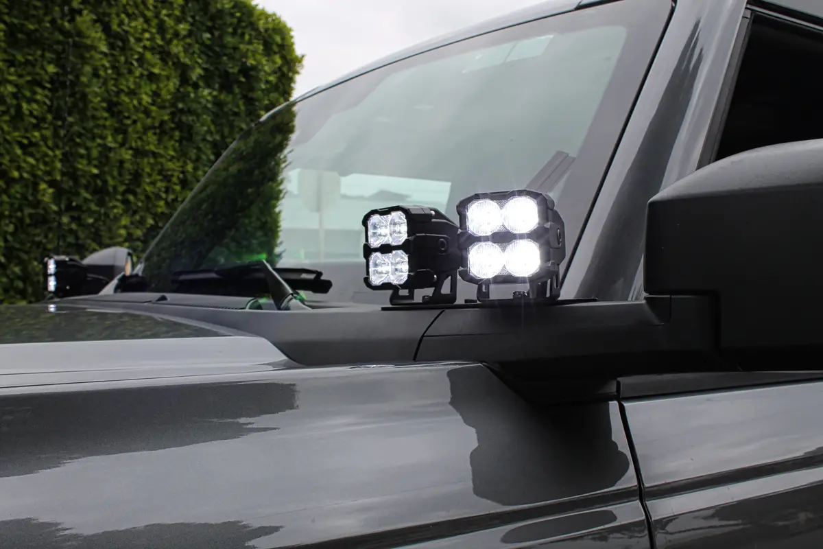 2021+ Ford Bronco Hood Mount/Ditch Lights/Pillars - Pro 1
