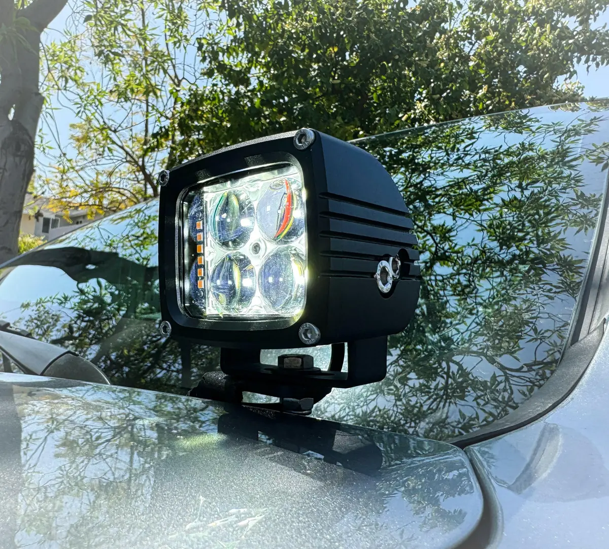 2023+ Gmc Canyon Hood Mount/Ditch Lights 1