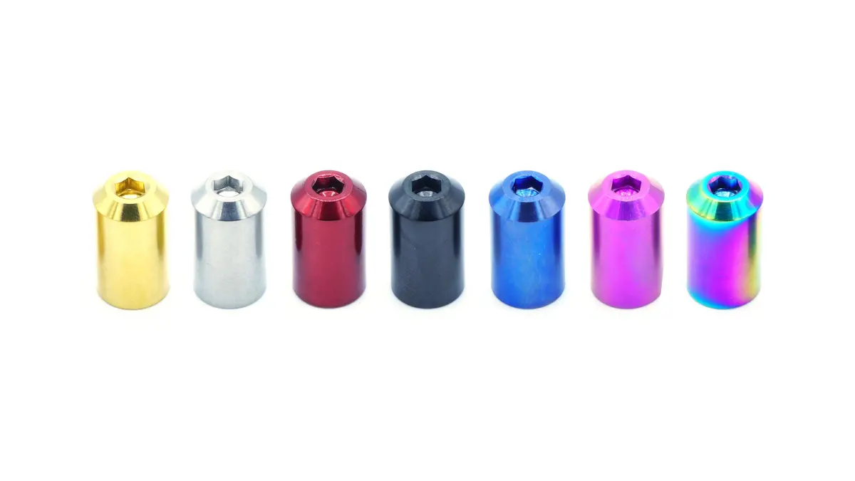 Titanium Bullet Valve Stem Caps 1
