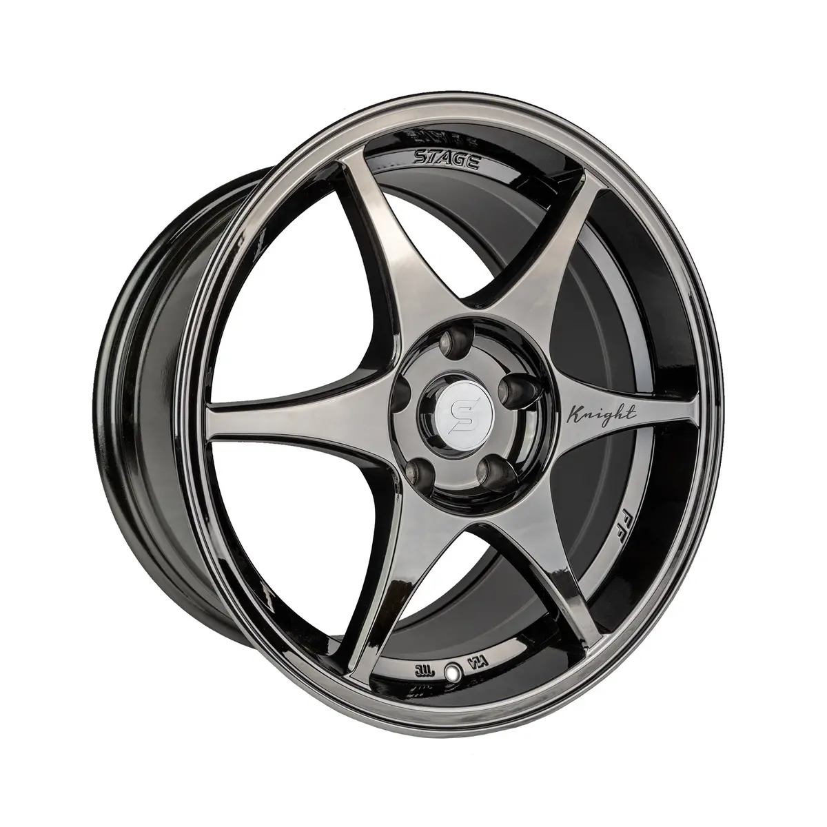 Stage Wheels Knight 17X9 +10Mm 5X120 Cb: 74.1 Color: Black Chrome 1