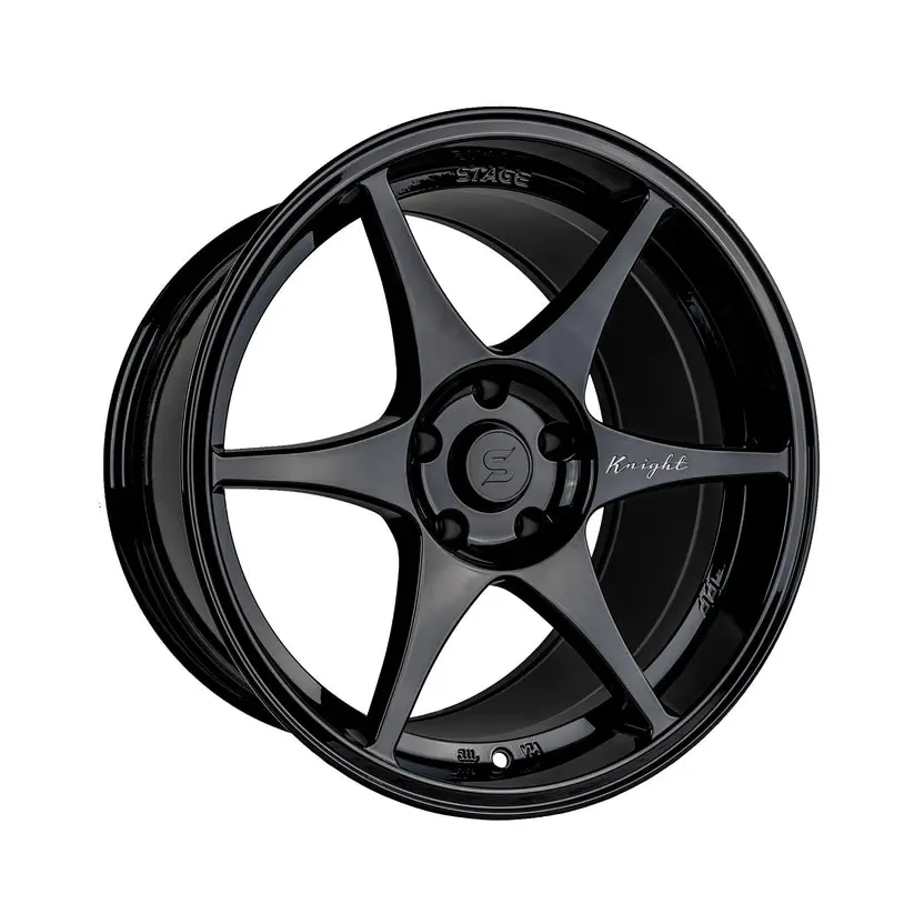 Stage Wheels Knight 18X10.5 +15Mm 5X114.3 Cb: 73.1 Color: Black 1