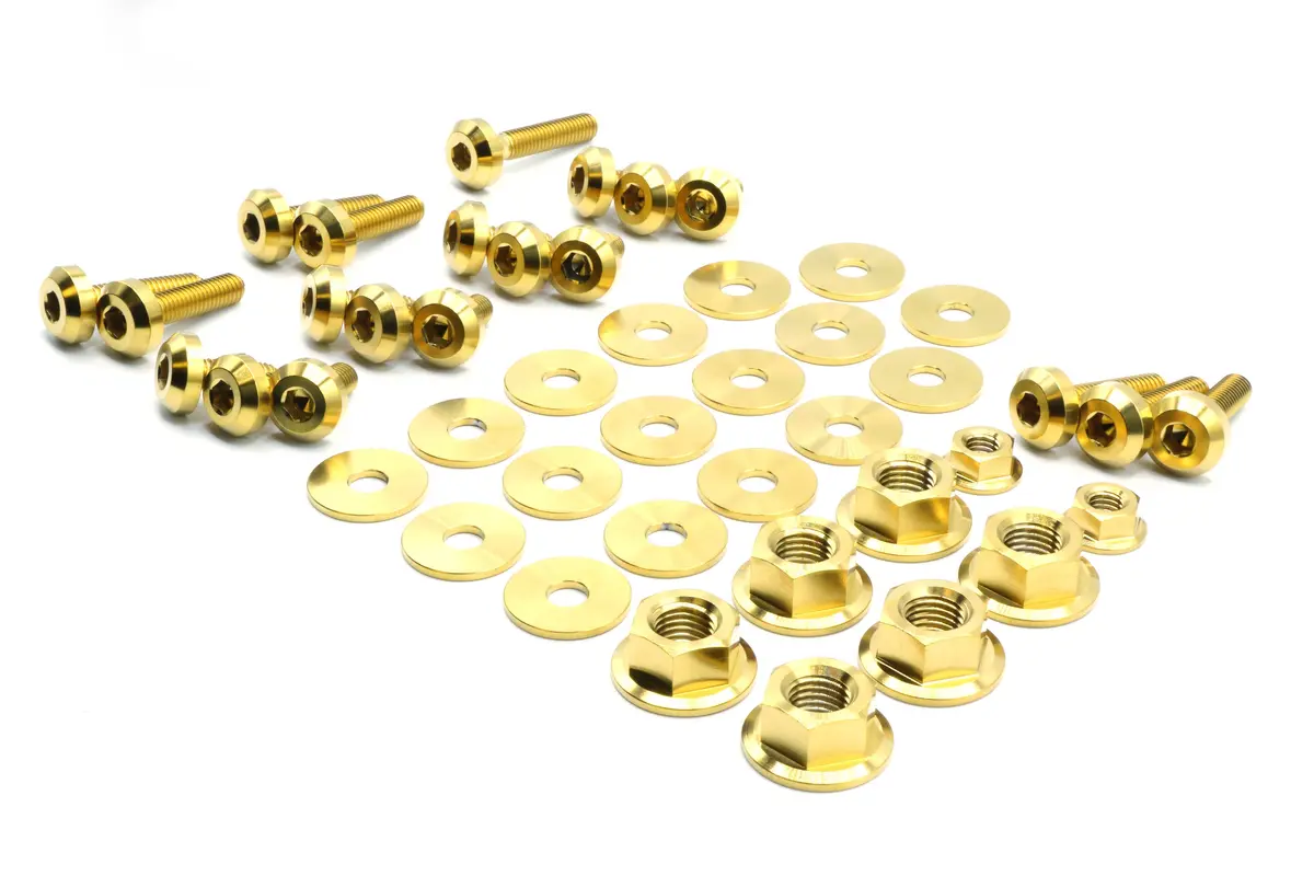 Stage 1 Titanium Hardware Engine Bay Kit - Mazda Speed3 (2007-2009) 1