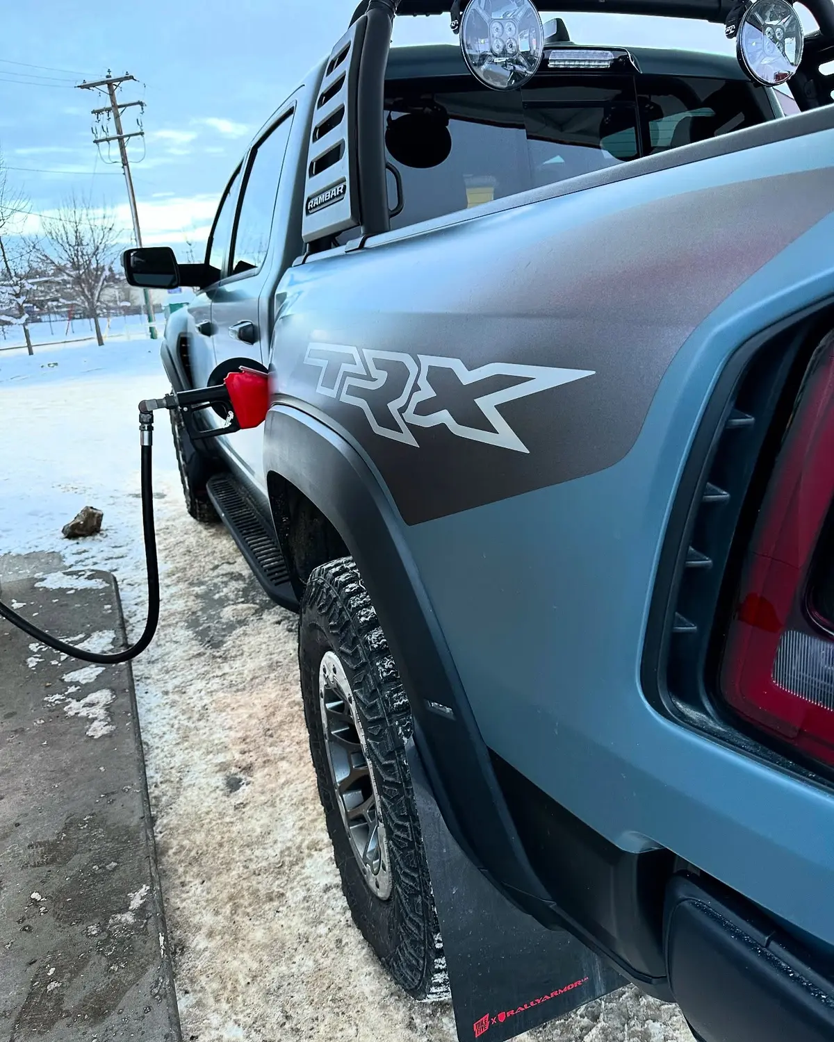 Rally Armor 2021-24 Dodge Ram 1500 Trx / 2025+ Ram Rho Mud Flaps 2