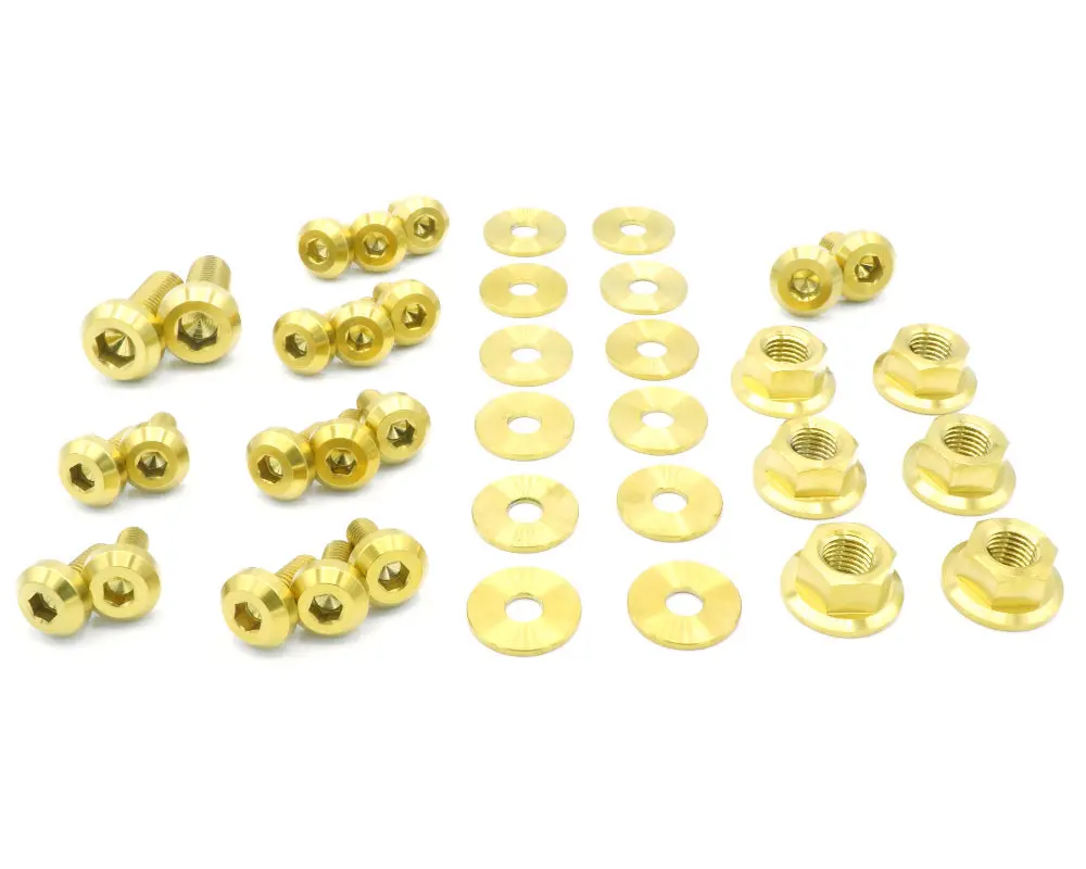 Stage 1 Titanium Hardware Engine Bay Kit - Mitsubishi Evo Ix 5