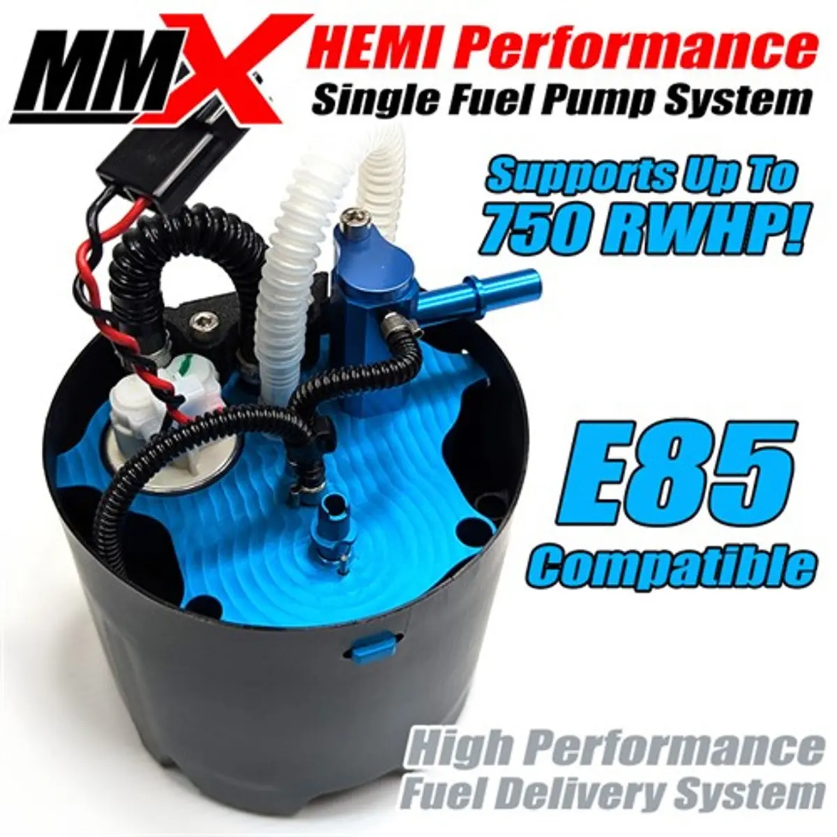 Mmx  450Lph Single Pump Fuel System For 20-23 Challenger, Charger, 300 5.7L & 22-23 6.4L 392 Hemi 1