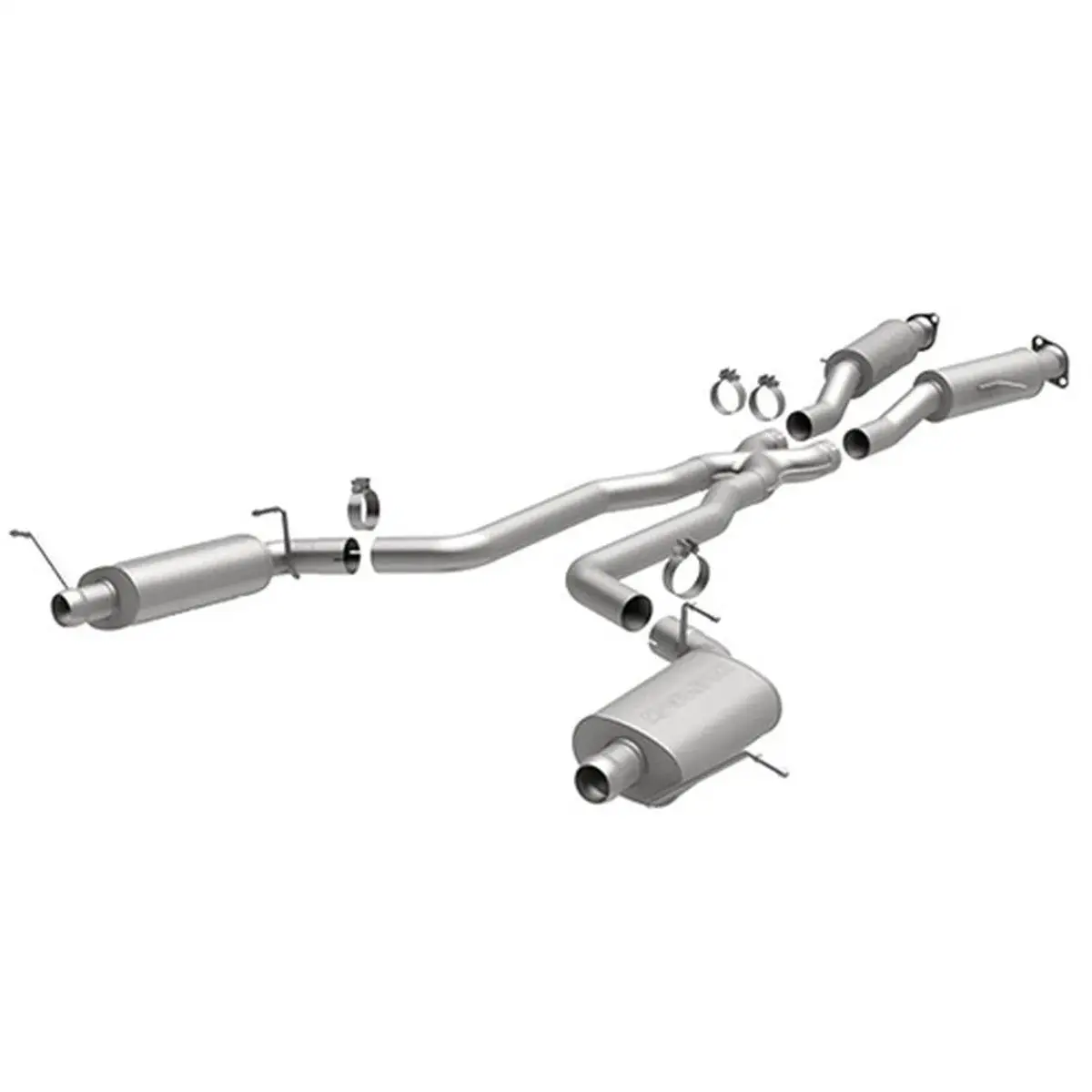 18-2021 Jeep Grand Cherokee Trackhawk Magnaflow Catback Exhaust 1