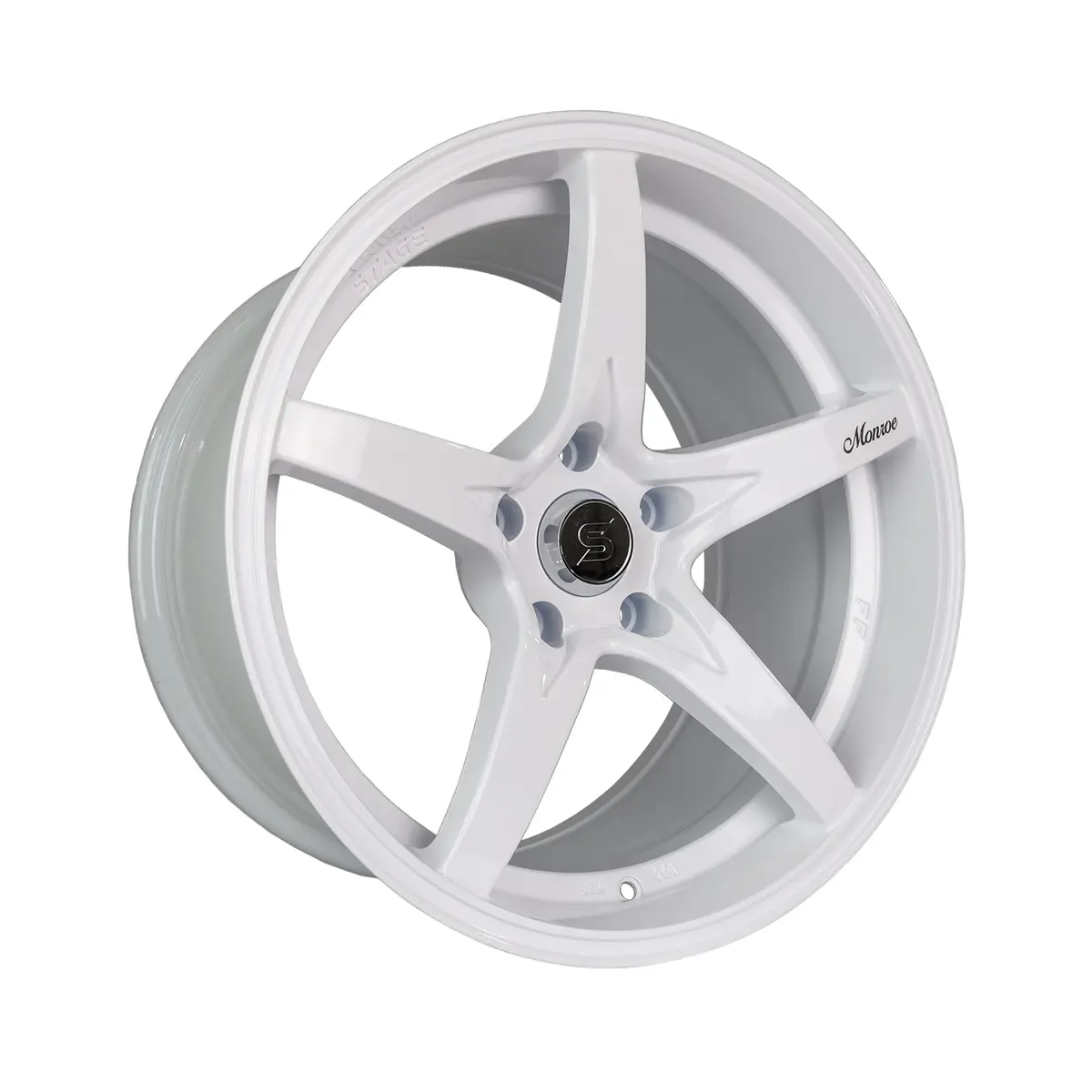 Stage Wheels Monroe 18X9 +12Mm 5X114.3 Cb: 73.1 Color: White 1
