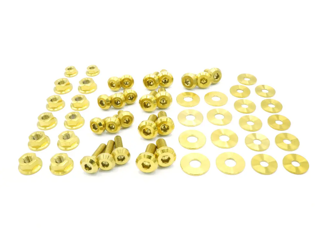 Stage 1 Titanium Hardware Engine Bay Kit - Nissan 350Z (2003-2006) 5