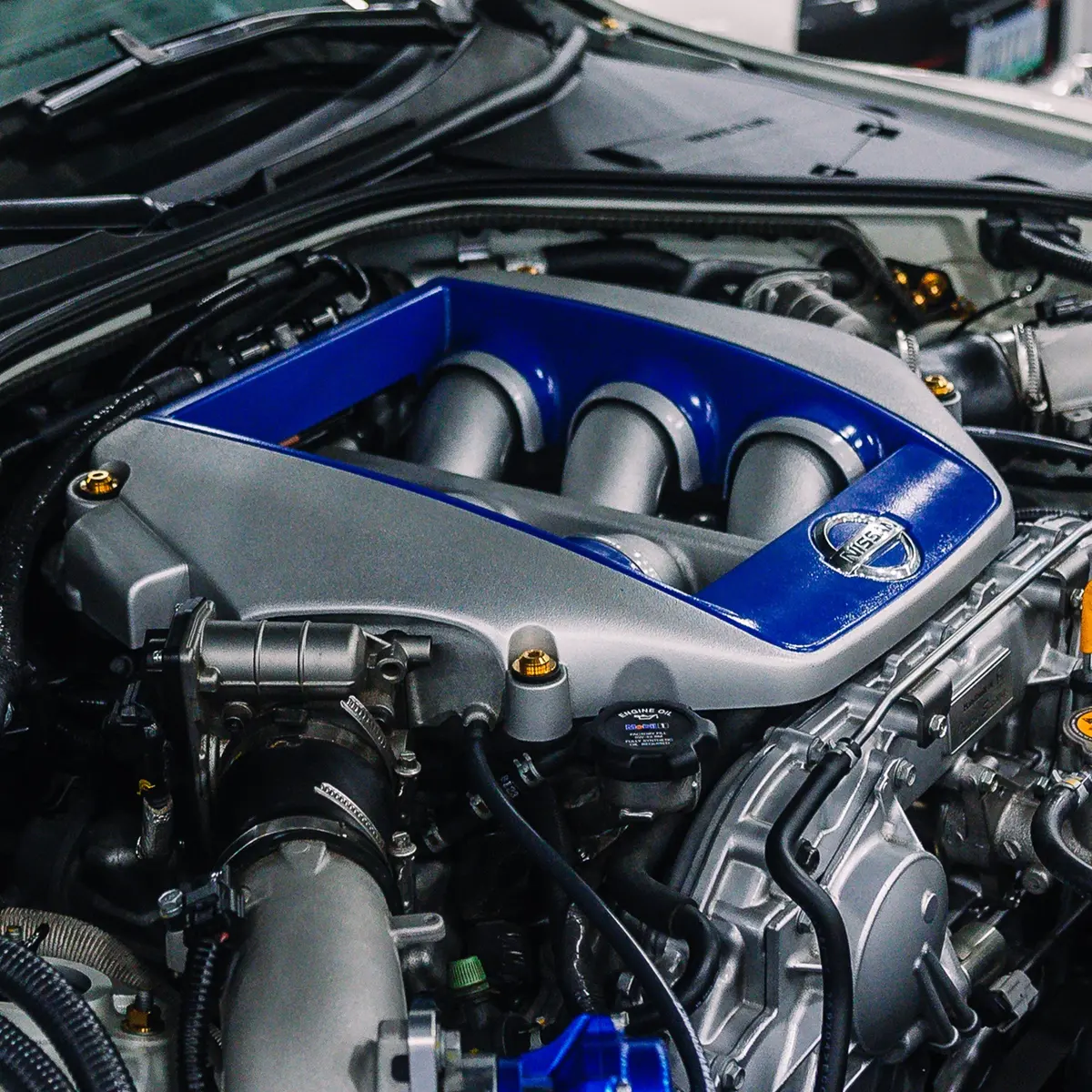 Titanium Hardware Engine Cover Kit - Nissan Vr38dett Engine 4