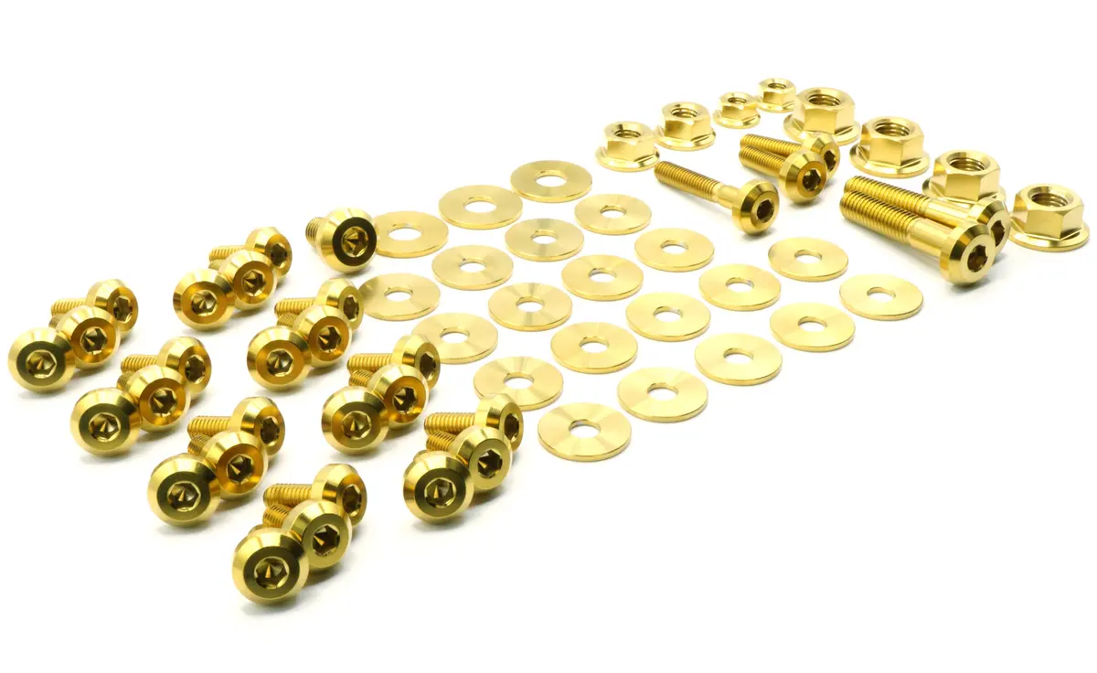 Stage 2 Titanium Hardware Engine Bay Kit - Nissan 300Zx (1990-1999) 1