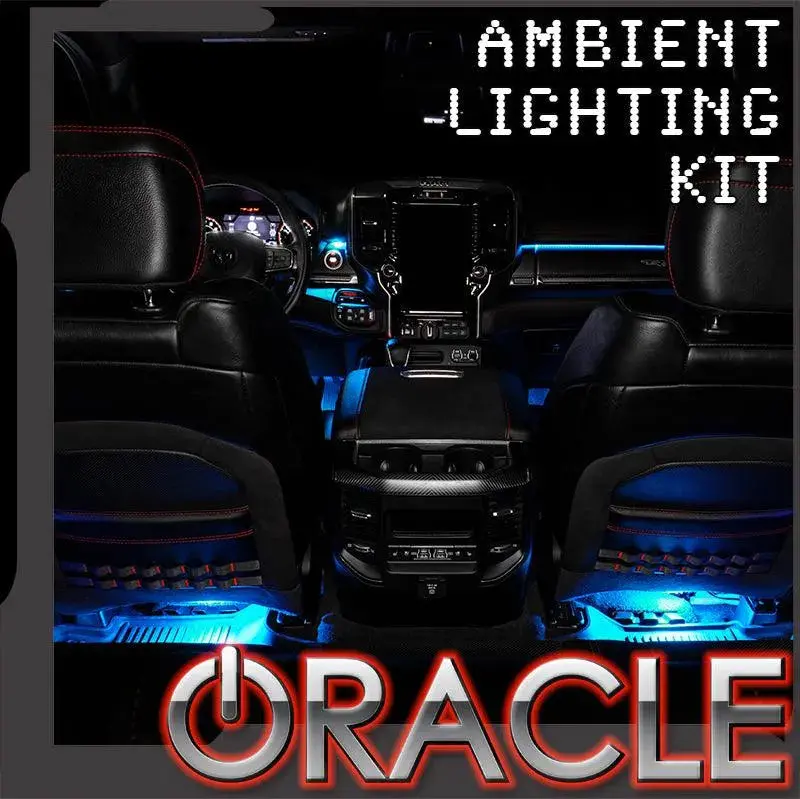 Oracle Lighting 2019-2023 Ram Complete Interior Ambient Lighting Colorshift® Rgb Conversion Kit 1