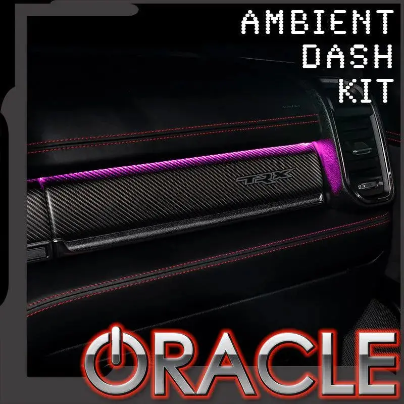 Oracle Lighting 2019-2022 Ram Trx Dash Interior Ambient Lighting Colorshift® Rgb Conversion Kit 1