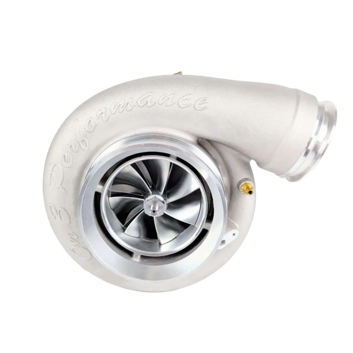 On3 Performance 107Mm Cnc Billet Wheel Turbocharger T6 Stainless V-Band Exhaust Housing 1
