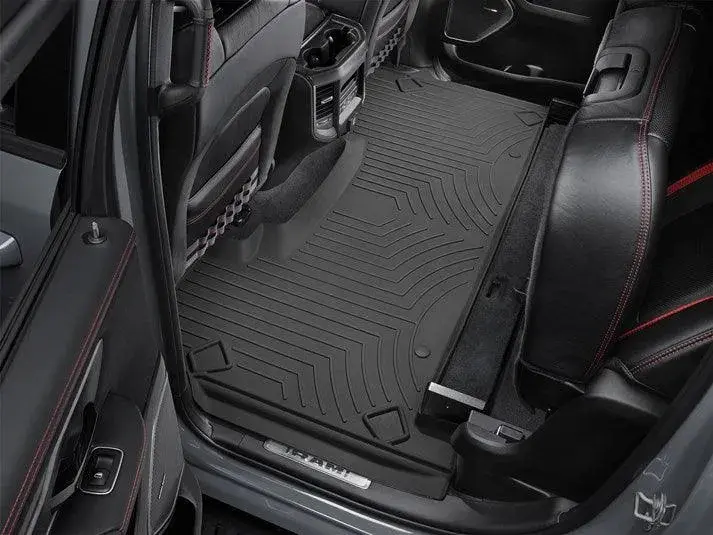 Weathertech Hp 2019-2025 Ram Rear Floorliner - Black W Rear Cargo Storage 1