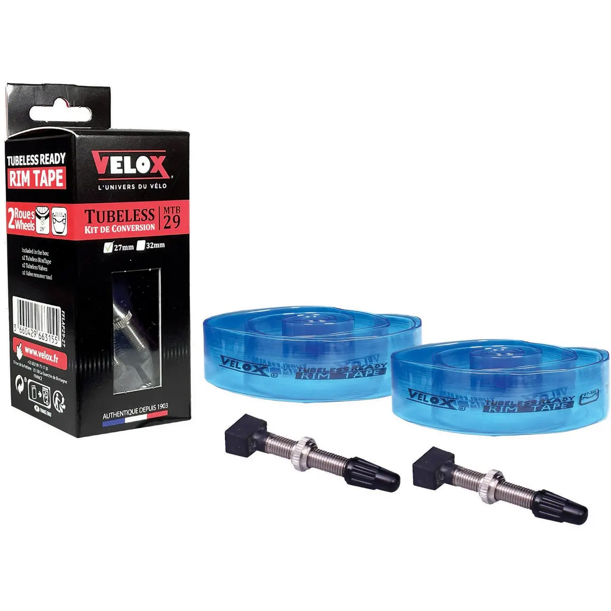 Velox Velgtape | Lekbescherming | 622 | Fv Sv | 40Mm | Kit 1