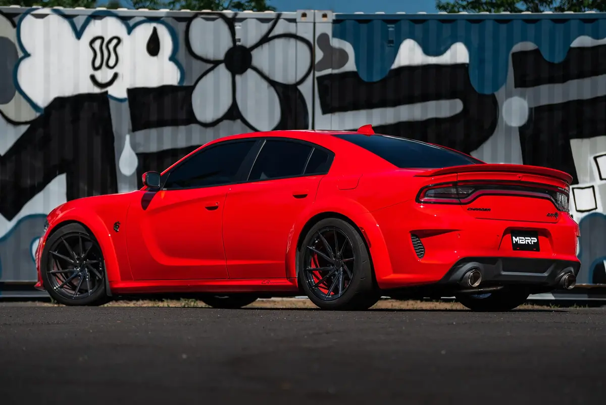Mbrp Street Profile Exhaust System For 2015-2023 Dodge Charger 3" Cat-Back, Dual Rear With 5" Tips 2