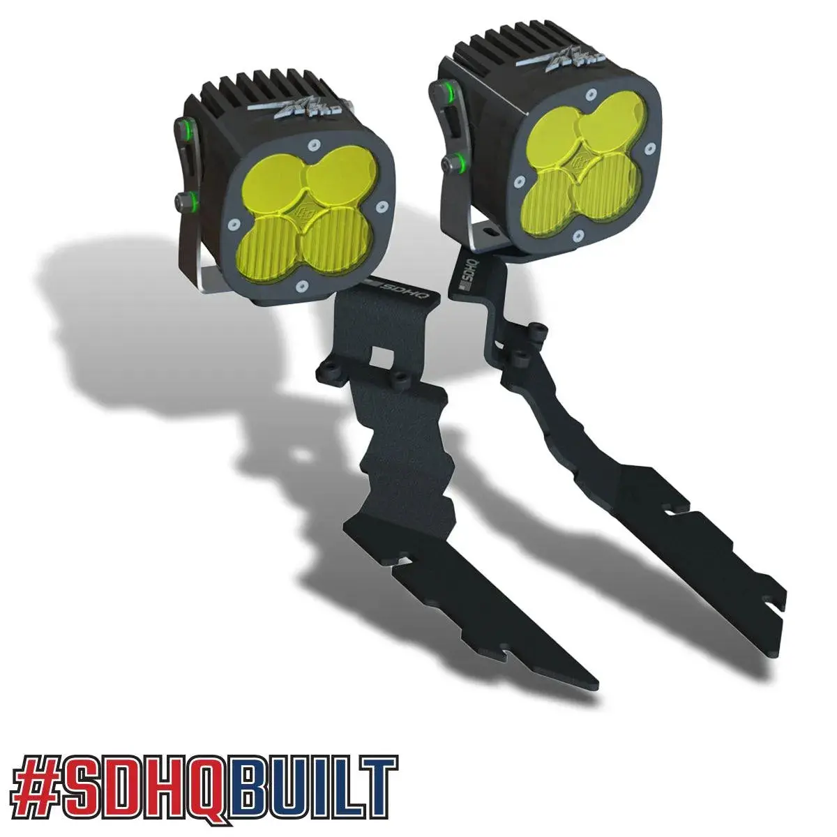 '21-26 Ram 1500, Rho, Trx Sdhq Built A-Pillar Light Mounts 2