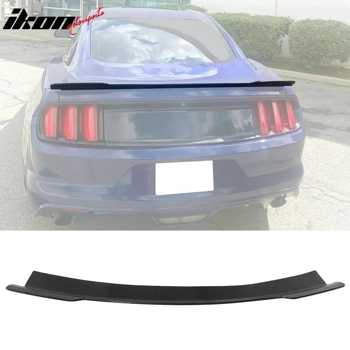 2015-2023 Ford Mustang Mda R Style Rear Tail Trunk Spoiler Wing Pu 1