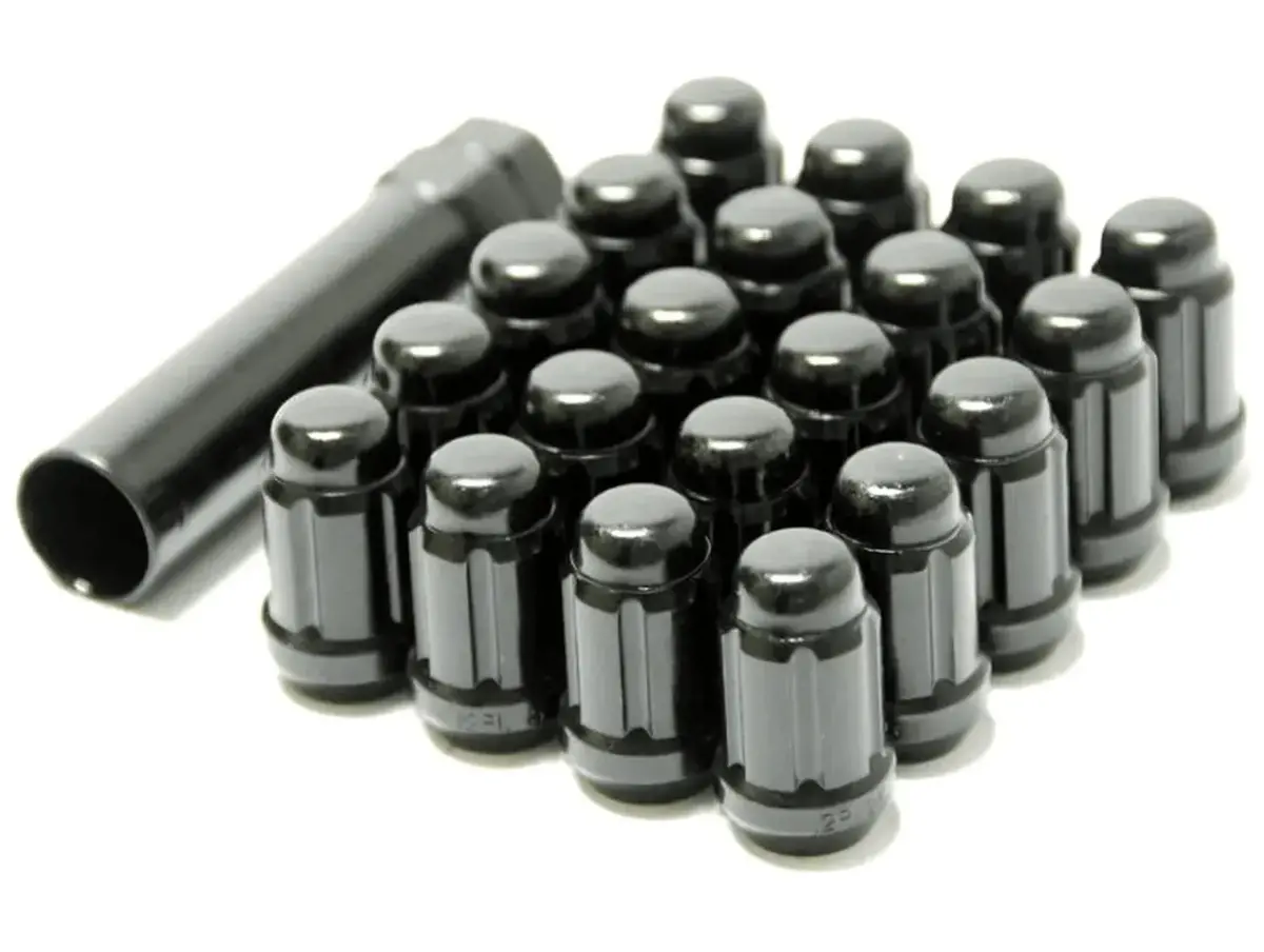 Gorilla Automotive 24-Piece 14Mmx1.50 Duplex Spline Lug Nut Kit (Black) - K6ts-14150Bgr 1