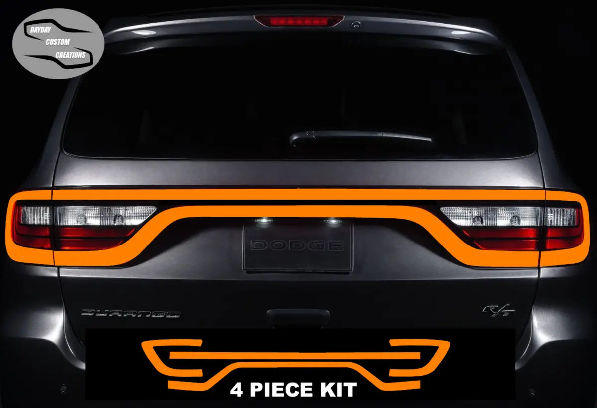 14-25 Dodge Durango Colored Taillight Tint Overlay 5