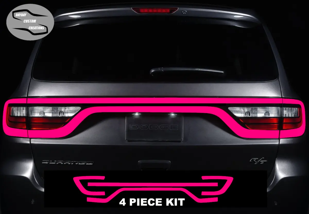 14-25 Dodge Durango Colored Taillight Tint Overlay 8