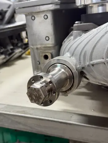 Fabworkz Stainless Hub For Hellcat Supercharger Griptec Pulley To Ls Engine Application 2