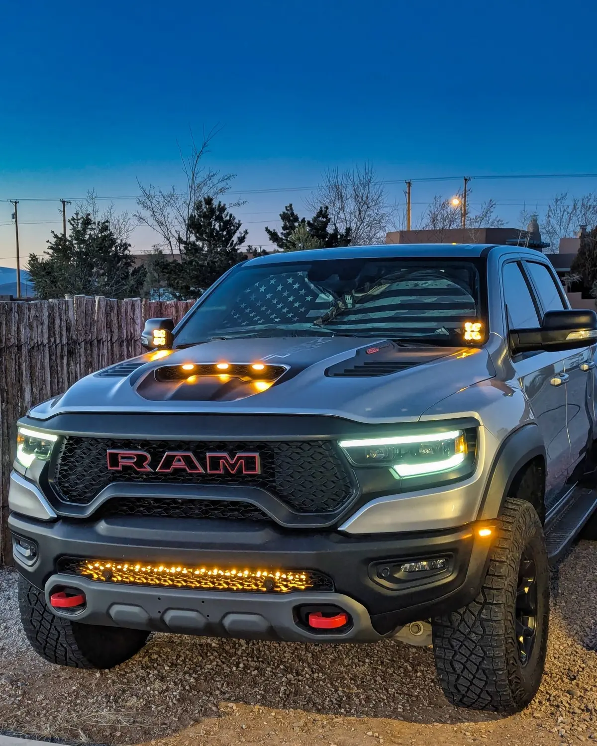 M&R Automotive 2019+ Ram 1500/Trx Hood Mount/Ditch Lights/Pillars Pro 1