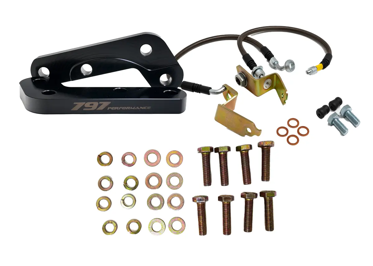 797 Performance- Near Bolt-On 2006-2023 Dodge Charger/ Challenger/ 300/ Magnum Rear Brembo Conversion Kit 1