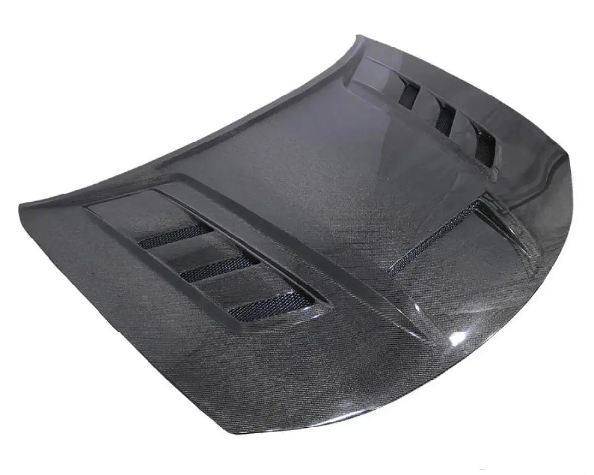 Vis Racing Carbon Fiber Terminator Style Hood Dodge Charger 4Dr 2015-2023 1