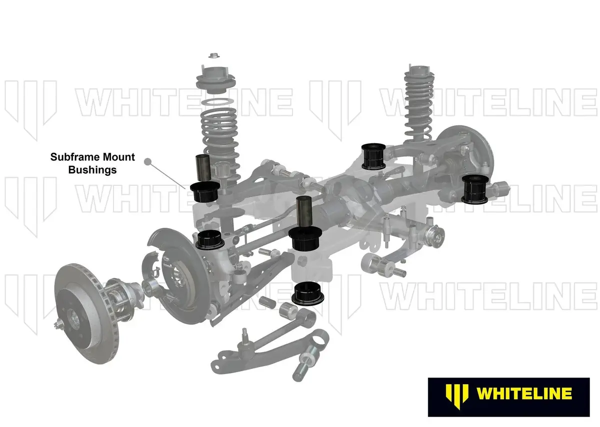 Whiteline Plus 08-22 Charger/Challenger/300 Rear Crossmember Bushings 1