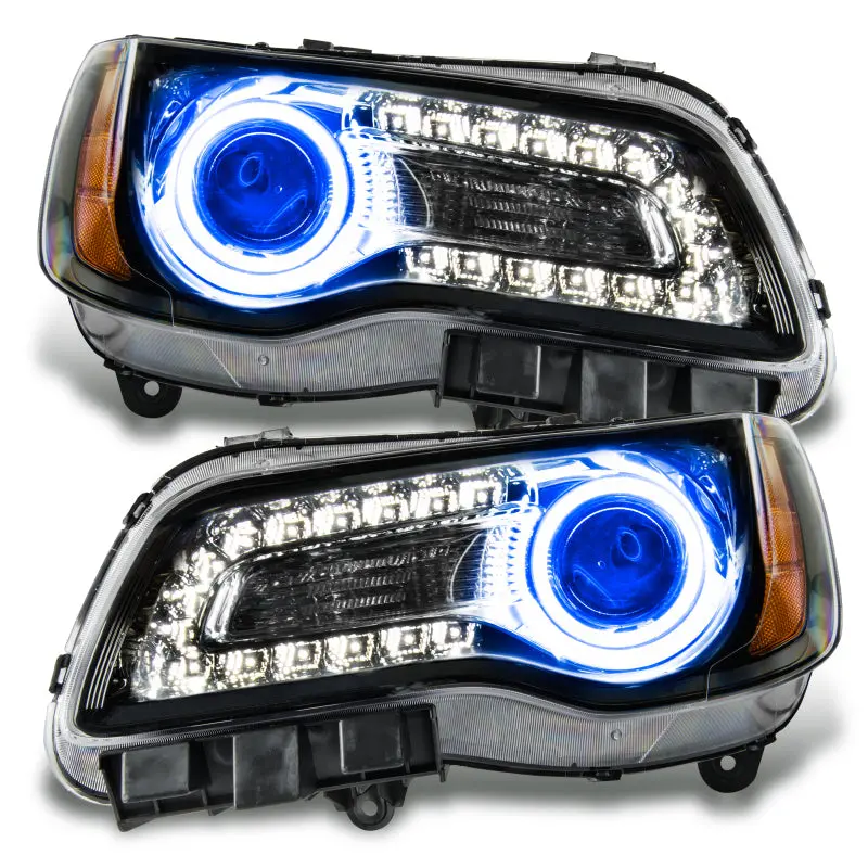 Oracle 11-14 Chrysler 300C Smd Hl - Black - Non Hid - Blue 1
