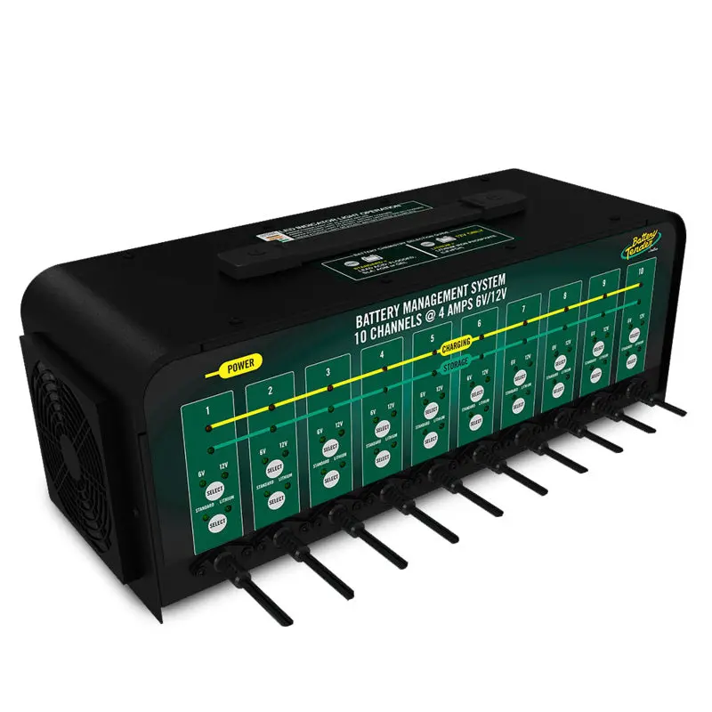 Battery Tender 10-Bank 6V/12V 4A Selectable Battery Charger 1