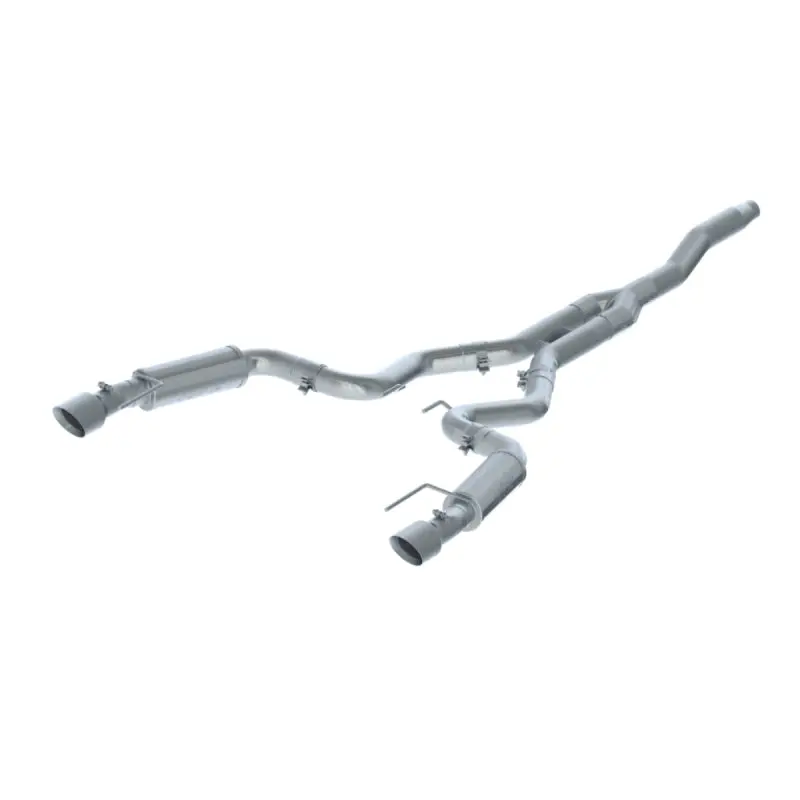 Mbrp 15-18 Ford Mustang Ecoboost 2.3L T409 3In Cat Back Dual Split Rear Exit (Race Version) 1