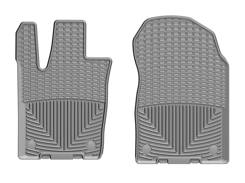 Weathertech 2016+ Jeep Grand Cherokee / Dodge Durango Front Rubber Mats - Grey 1