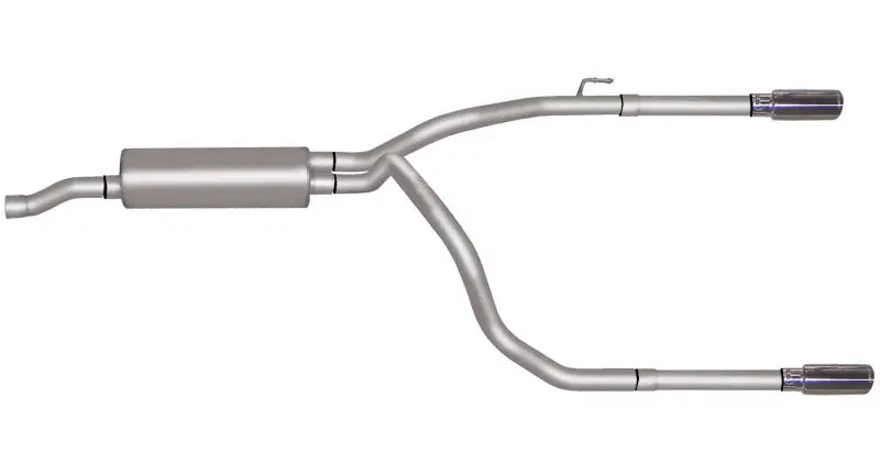 Gibson 11-18 Ram 1500 Big Horn 5.7L 2.5In Cat-Back Dual Split Exhaust - Stainless 1