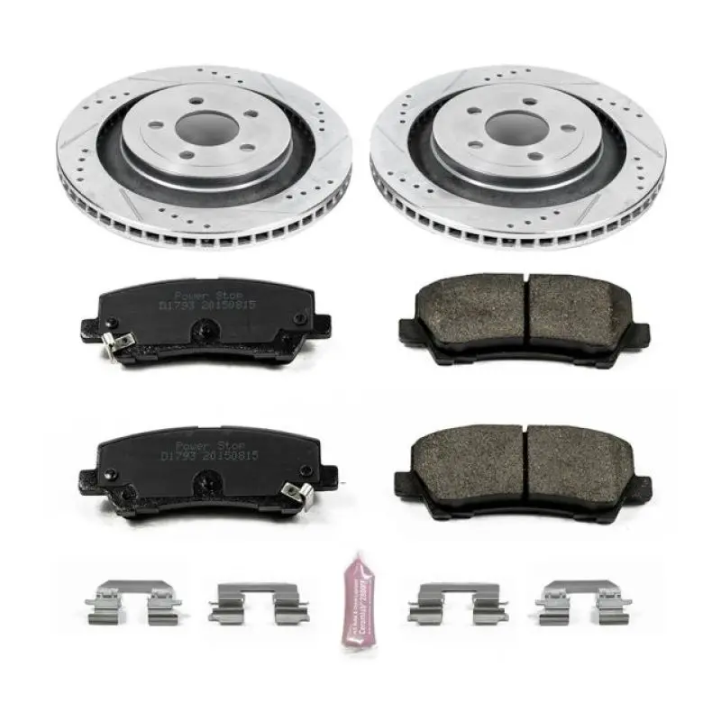 Power Stop 15-19 Ford Mustang Rear Z23 Evolution Sport Brake Kit 1